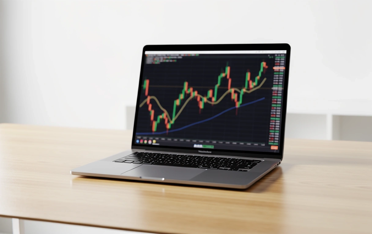 Finance professional workspace